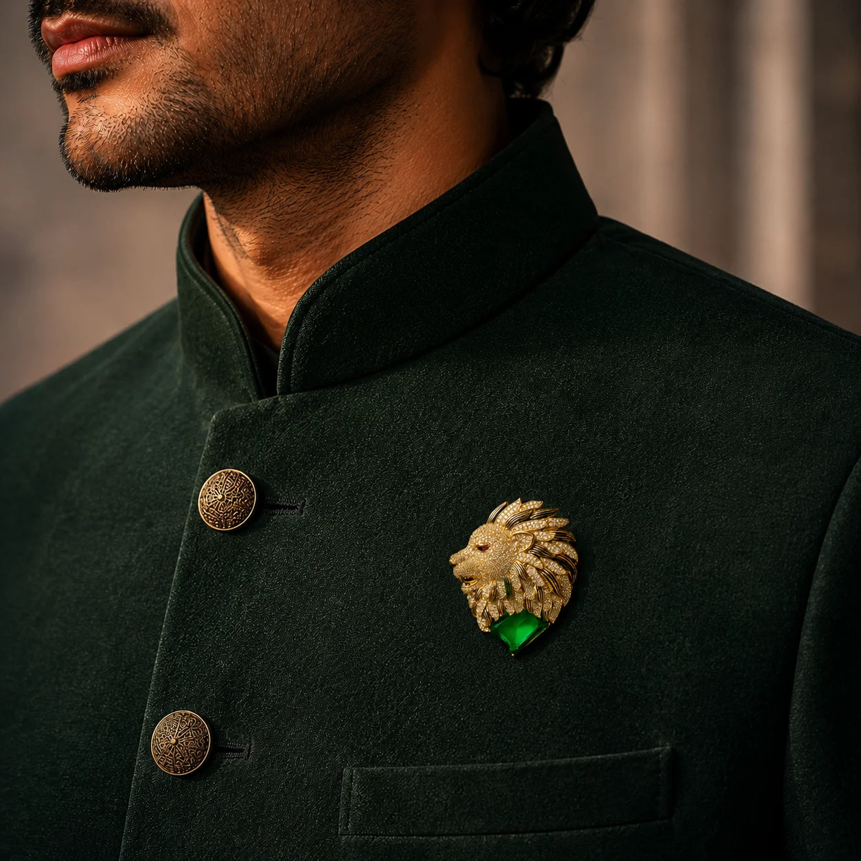 सिंह / Sinh – Throne Brooch