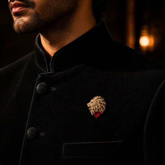 सिंह / Sinh – Throne Brooch
