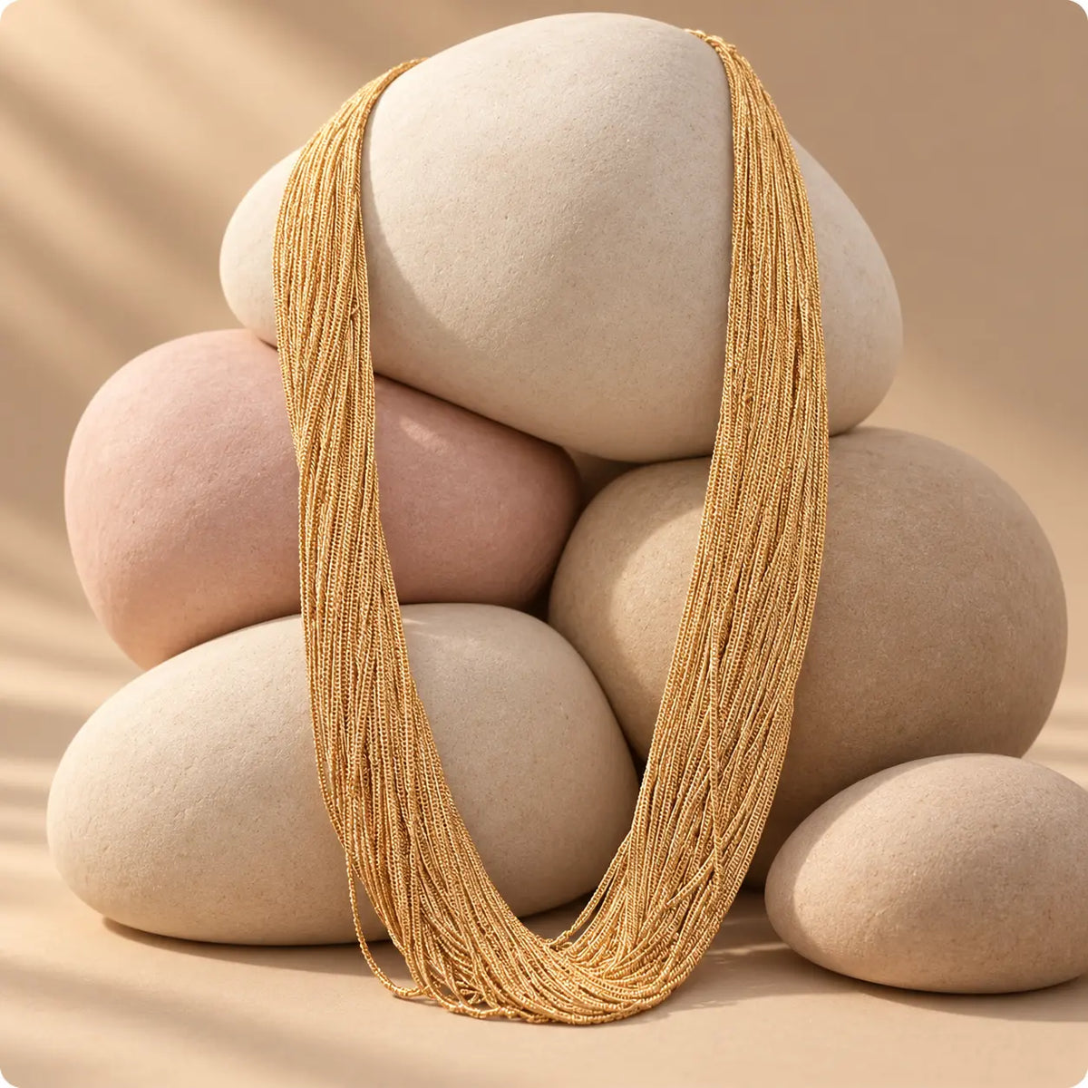 Dhaara – Multi-Strand Chain Necklace