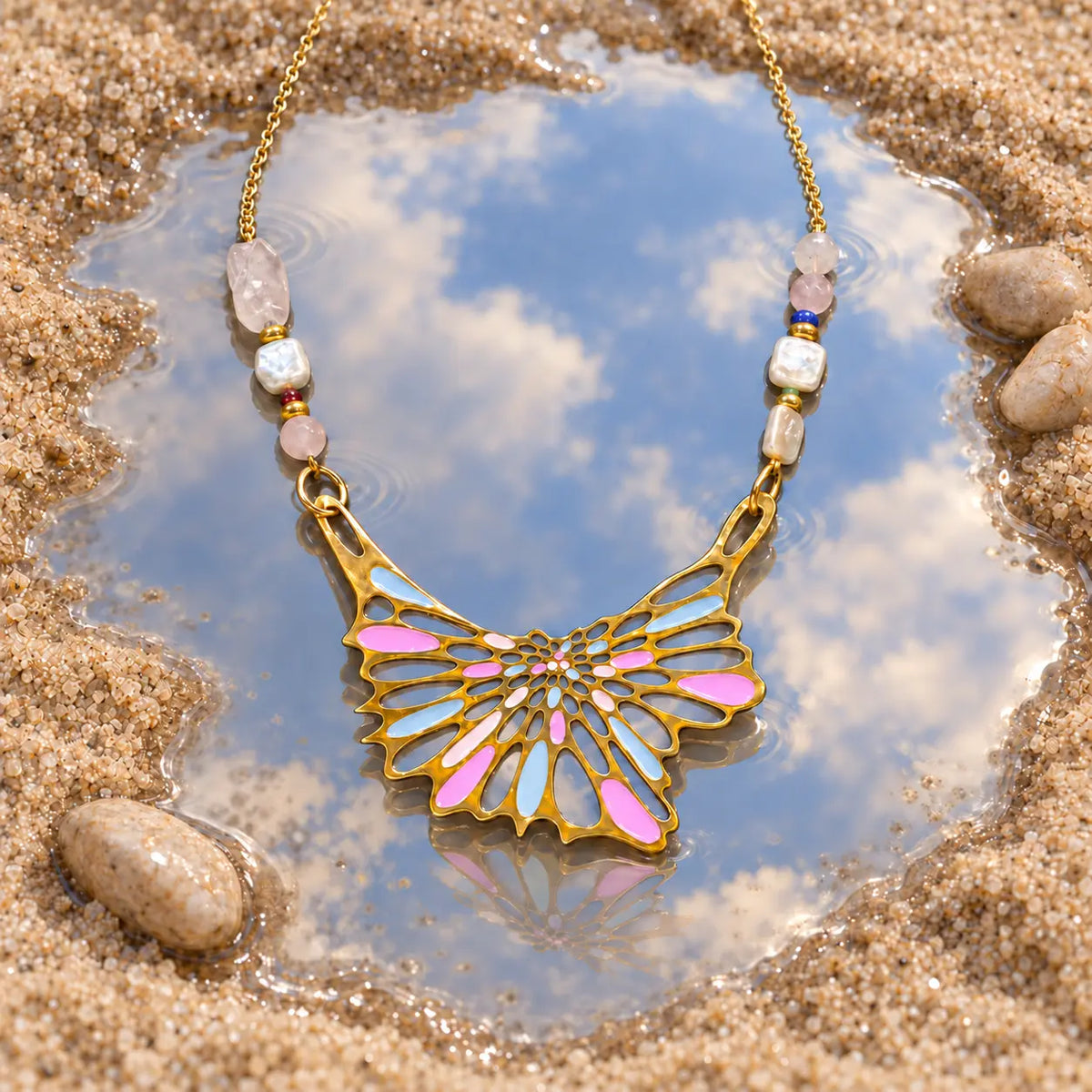 Pankhi Wing Pendant Necklace
