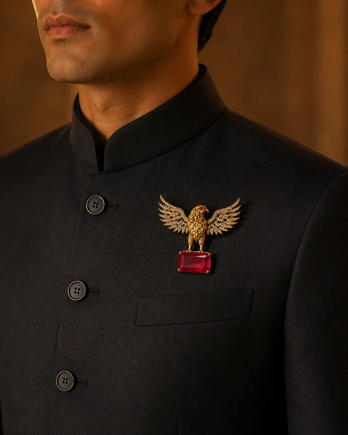 गरुड़ / Garud – Sky Sovereign Brooch