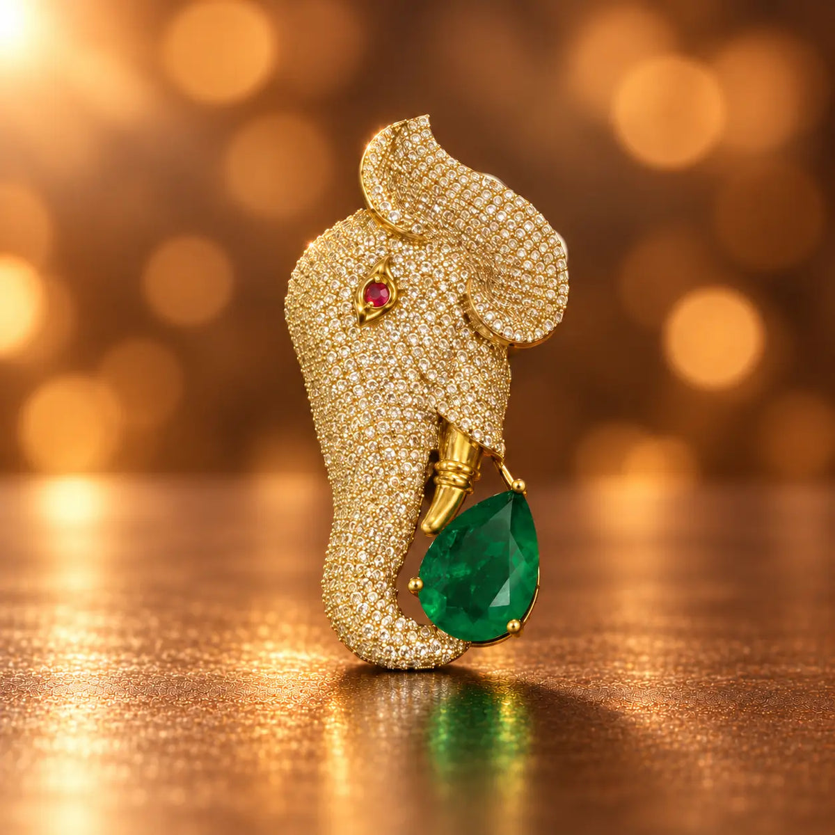 गज / Gaj – Ratna Bearer Brooch