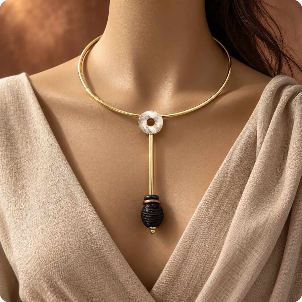 Kanthi Wire Torque Necklace