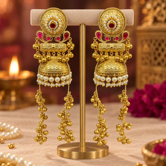 Ankkshi Kashmiri Dome Jhumkas