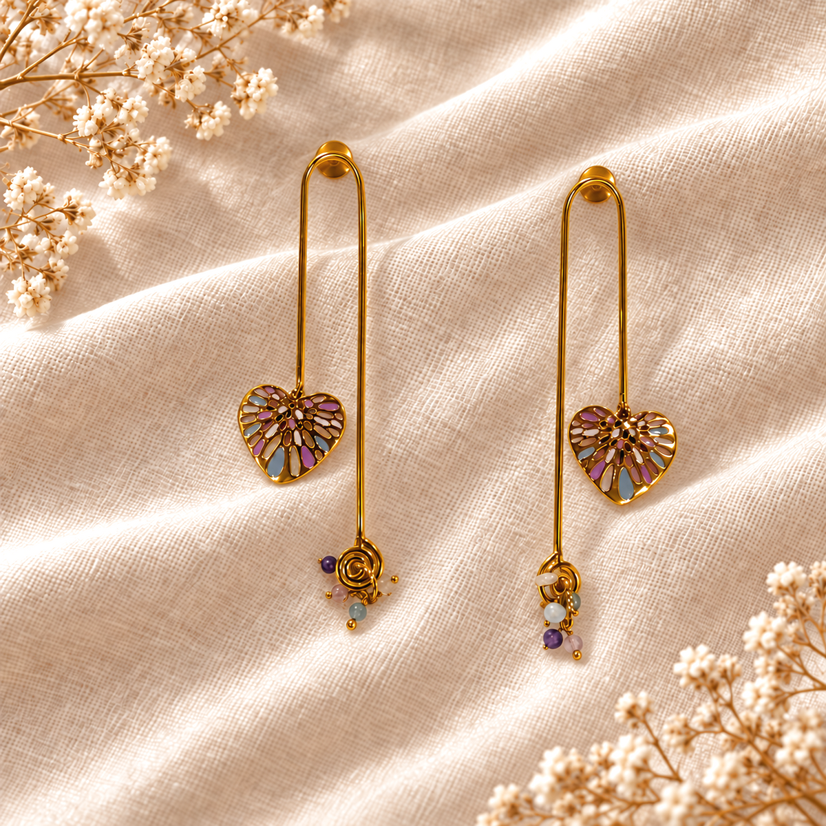 Pankhi Wing Pendant Earrings
