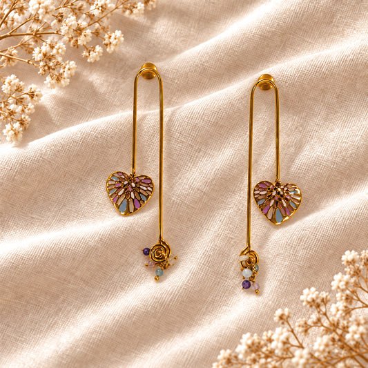 Pankhi Wing Pendant Earrings