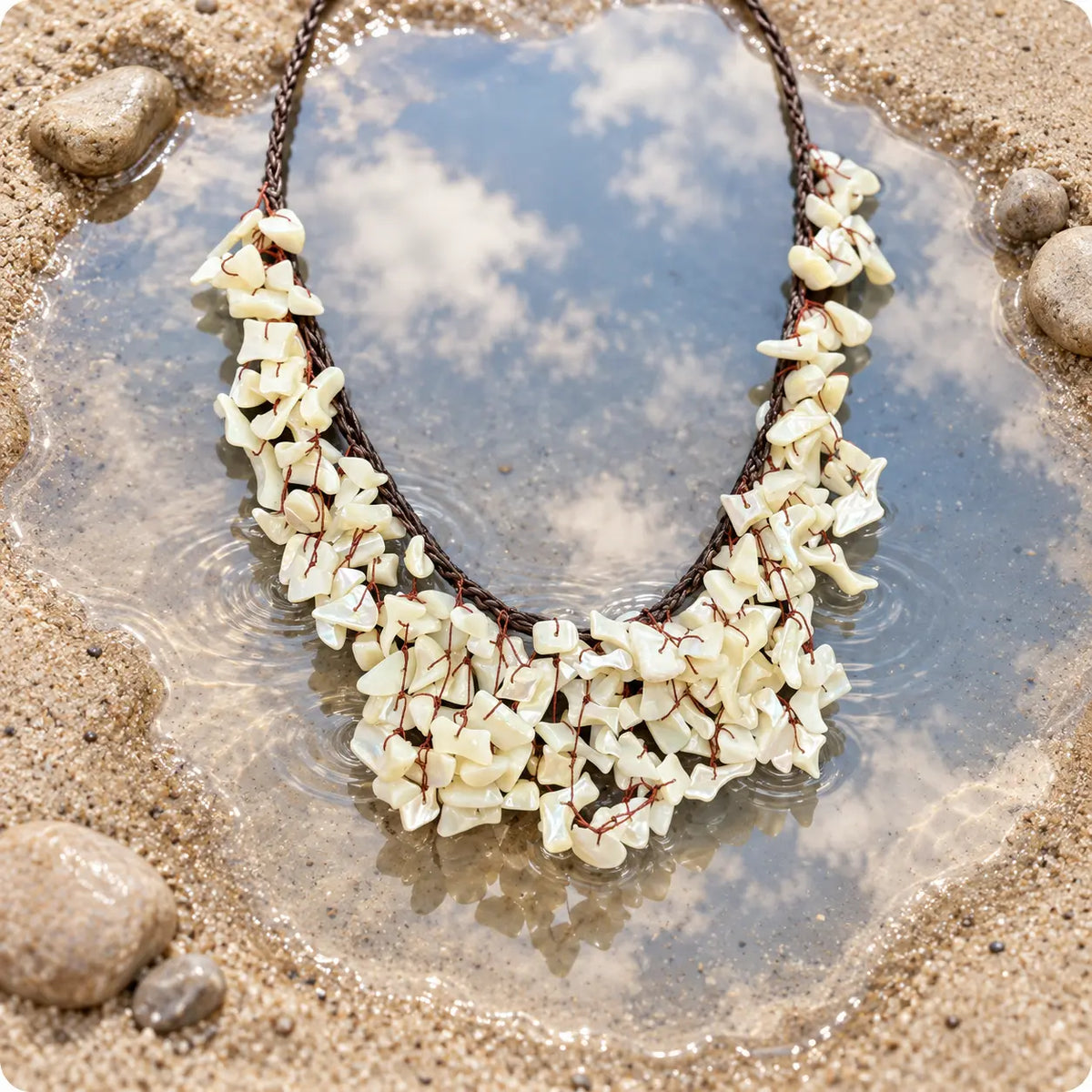Sanchay Chip Cluster Necklace