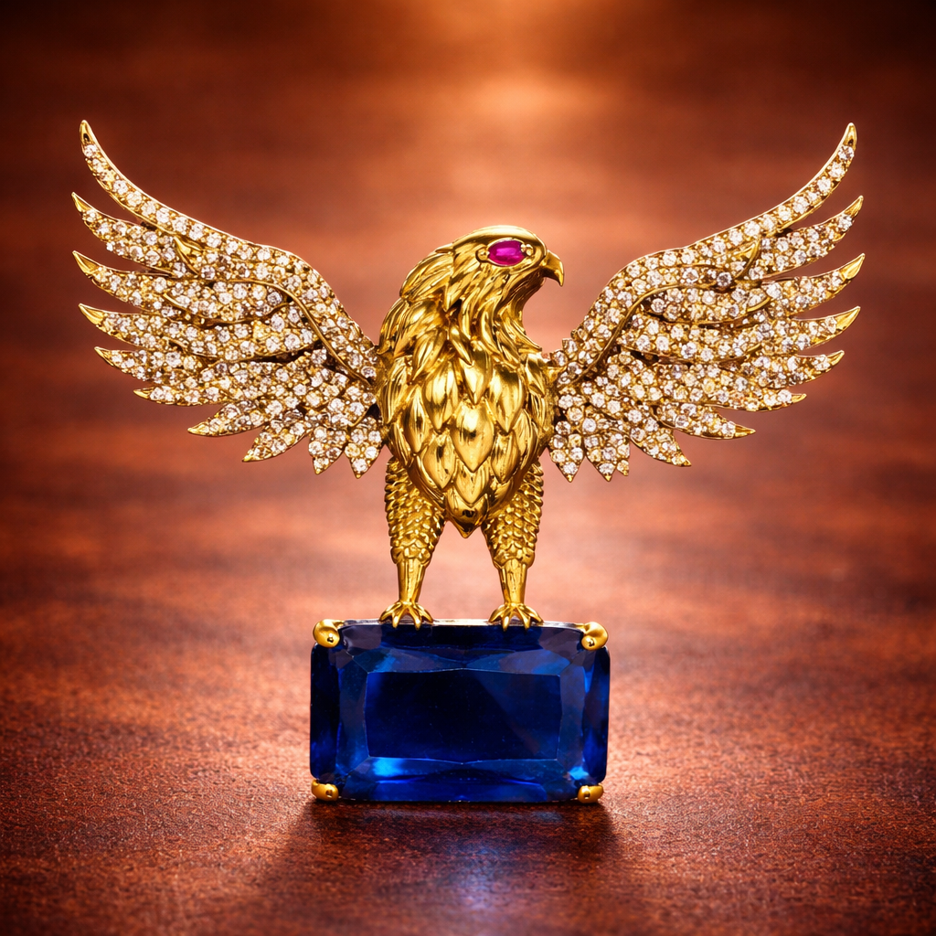 गरुड़ / Garud – Sky Sovereign Brooch