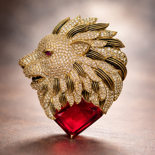 सिंह / Sinh – Throne Brooch
